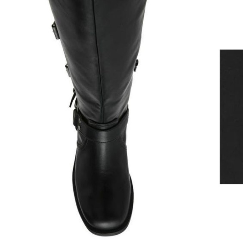 NWOT Dolce Vita Black Ardell Tall Buckle Boot Size 6.5 - Picture 7 of 17